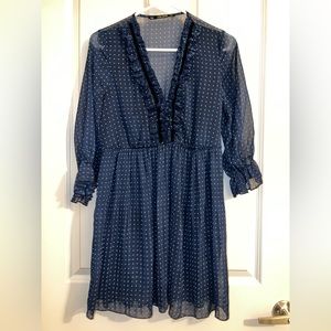 Zara, XS, Ruffle Front